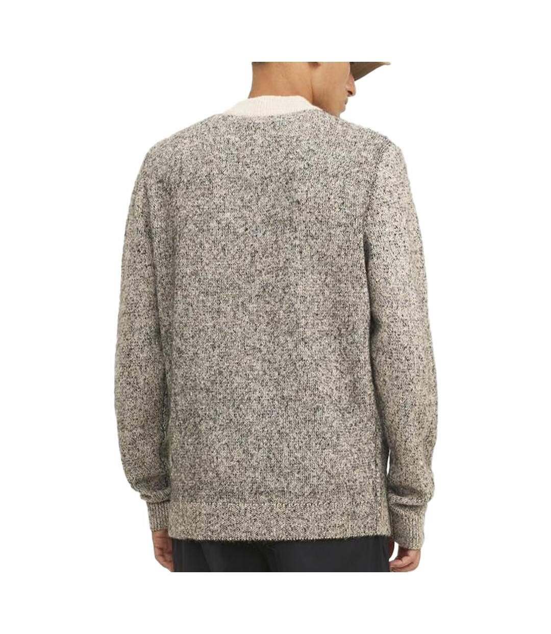 Pull beige/noir homme jack & jones space-2