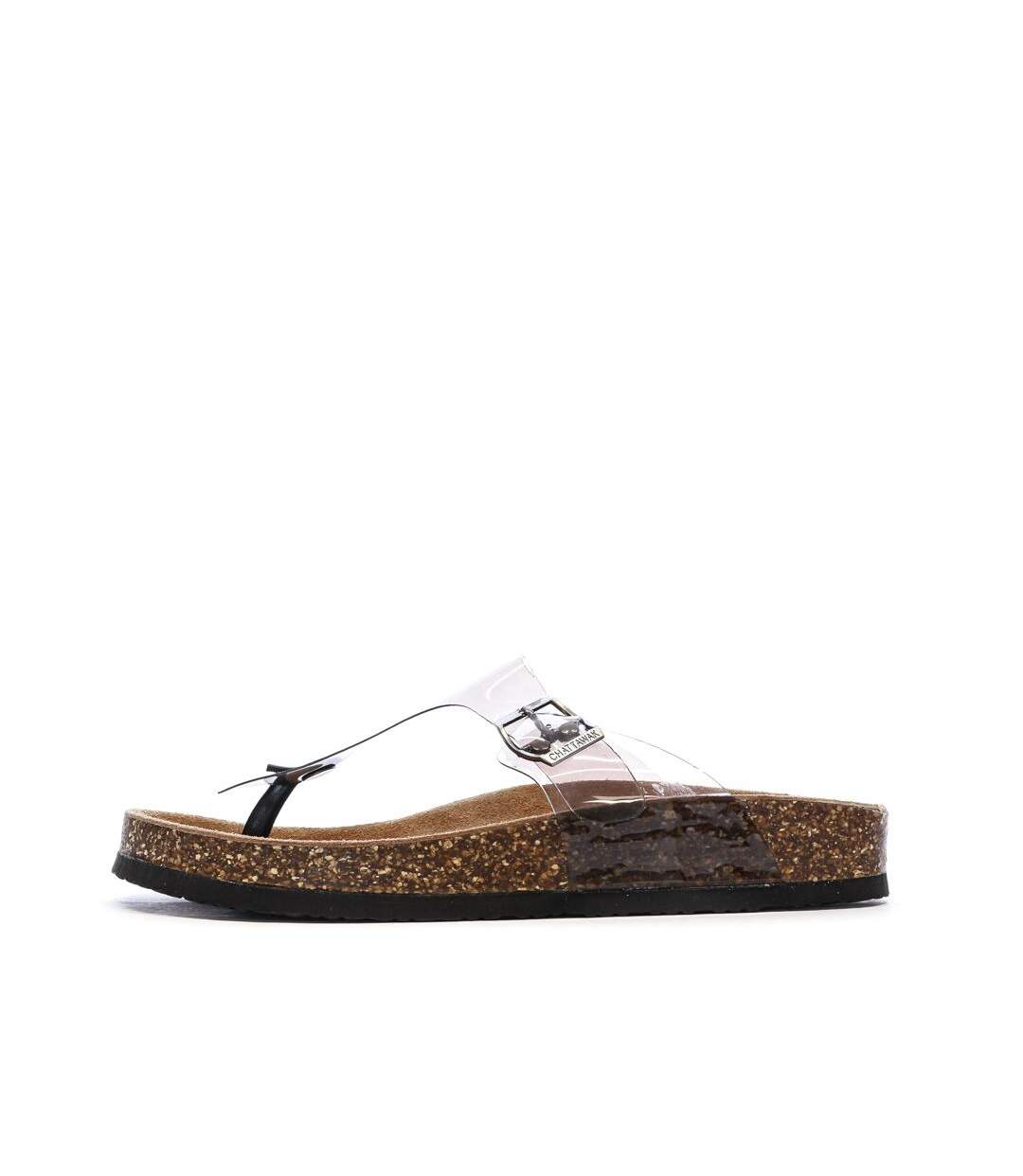 Sandales transparente/noir  femme chattawak summer-1