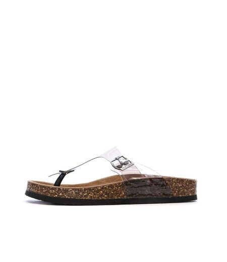 Sandales transparente/noir  femme chattawak summer