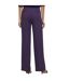 Womens/ladies Tapiana Relaxed Fit Trousers Purple Hugo Boss-2