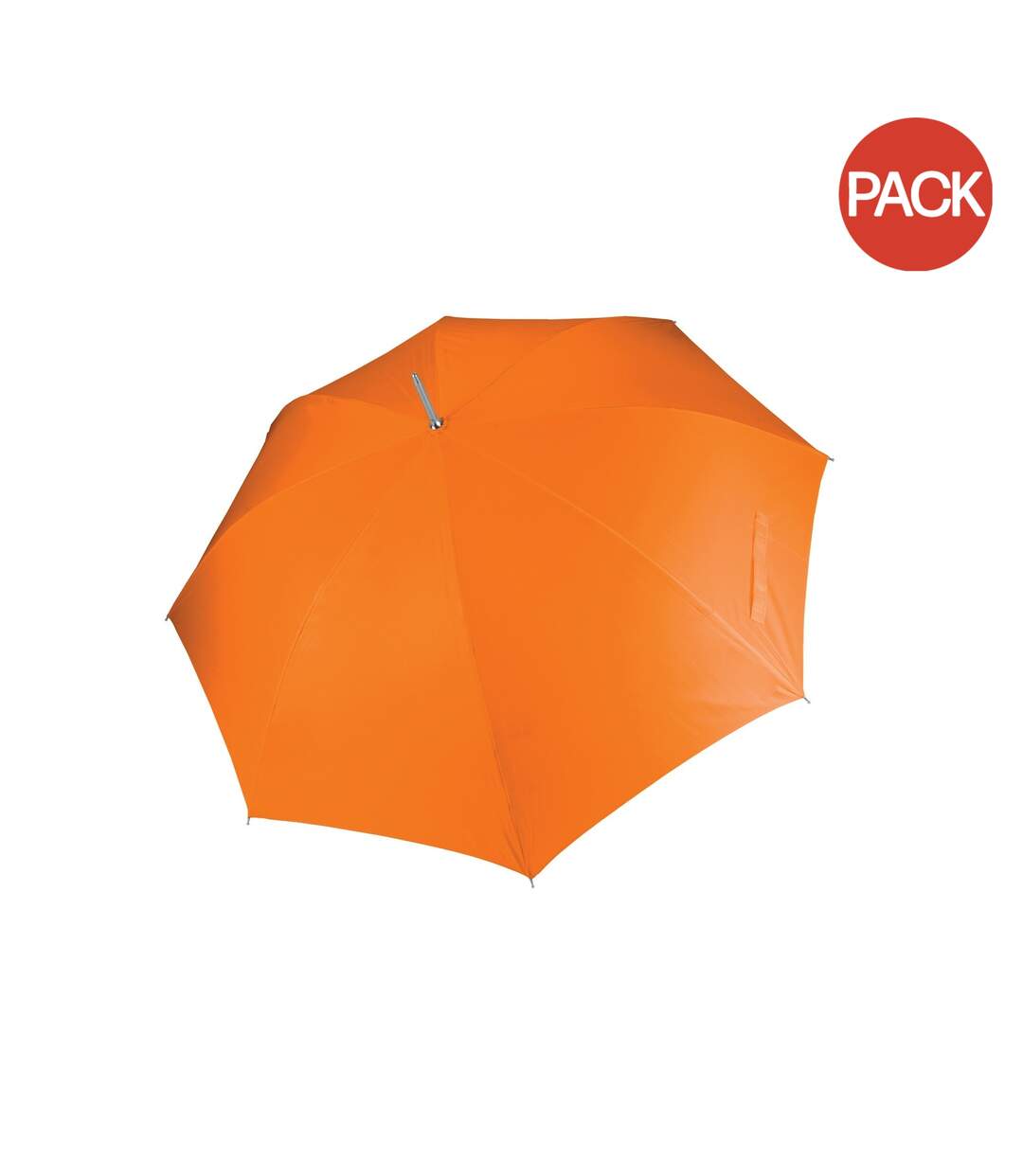 Lot de 2  Parapluie canne à ouverture automatique adulte unisexe taille unique orange Kimood-1