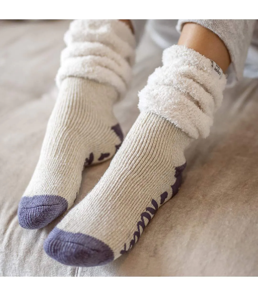2 Pack Ladies Slouch Socks Soft Cosy Warm Lounge Winter Socks-5