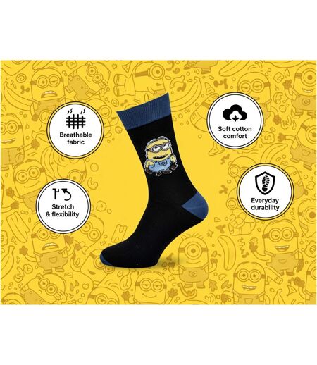 Minions - Chaussettes Homme Licence Pack de 6 MIX SURPRISE