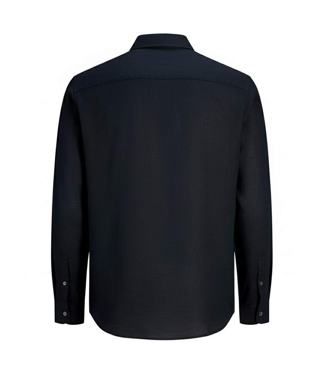Mens Linen Shirt Black Jack And Jones-3