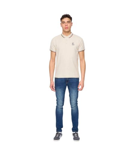 Polo Melports Homme Blanc Cassé Duck And Cover