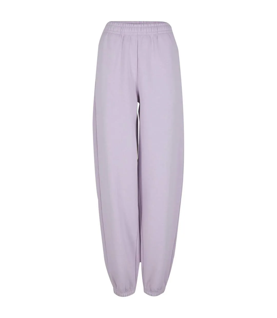 Womens/ladies Fluffy Sweatpants Lilac Build Your Brand-1