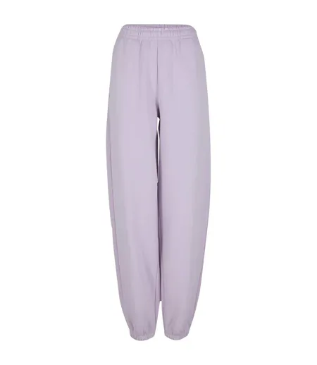 Womens/ladies Fluffy Sweatpants Lilac Build Your Brand