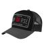 Casquette Trucker Iconic Gris Noir Rouge Christian Rose-2