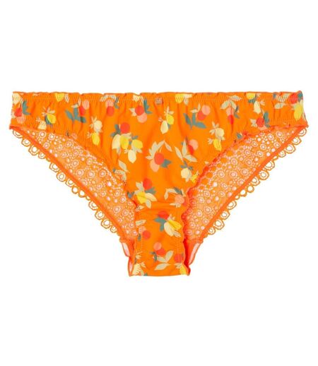 Culotte imprimé orange Nouméa