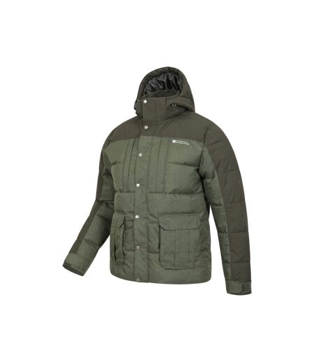 Doudoune Matelassée Shock Homme Vert Kaki Mountain Warehouse