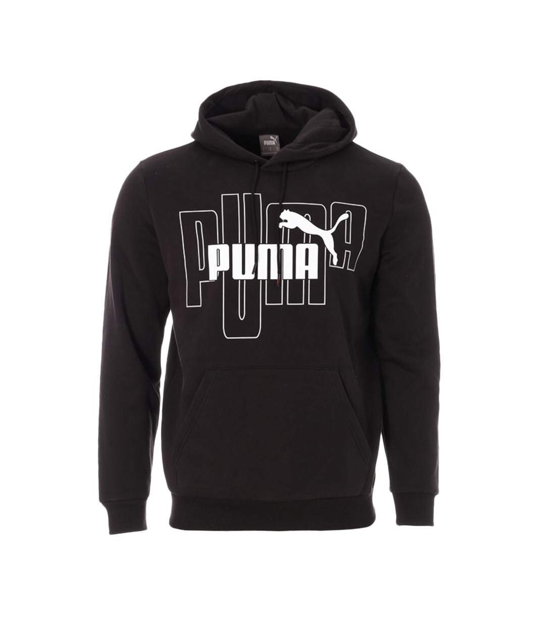 Sweat noir homme puma graf - l-1