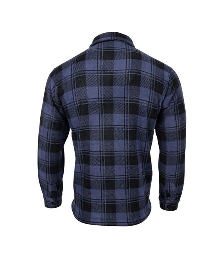 Chemise Motif/style À Carreaux Tundra Homme Bleu Marine Jack Pyke