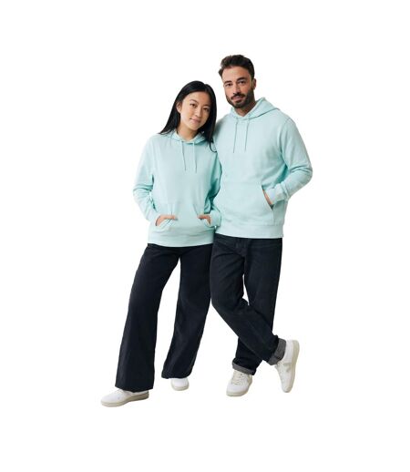 Unisex Adult Rila Recycled Cotton Lightweight Hoodie Crushed Mint Iqoniq