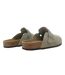 Womens/ladies Leather Mule Sandals Soft Green Jack Wills-2