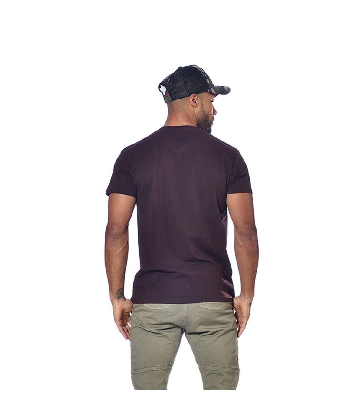 Tee Shirt Homme 100% Coton, T shirt Homme Regular, Doux et Confortable