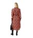 Robe Chemise Archive Femme Rose Noir Biba-3