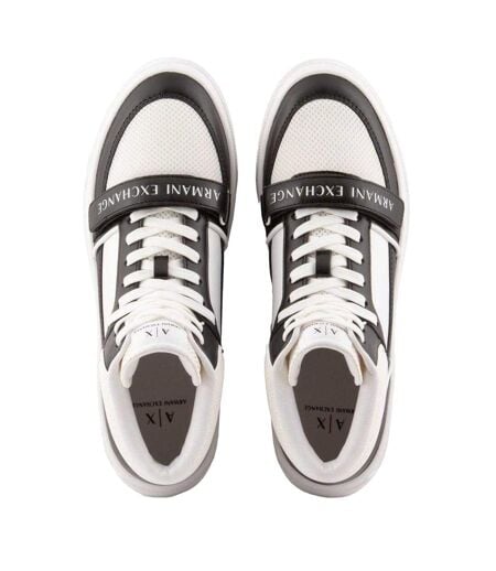 Baskets Homme Blanc Noir Armani Exchange