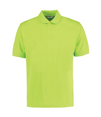 Kustom Kit Mens Regular Fit Workforce Pique Polo Shirt (Lime Green)
