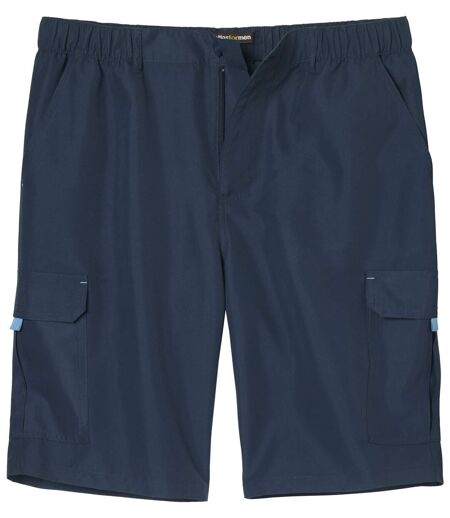 Bermuda Cargo Détente en Microfibre Océan 