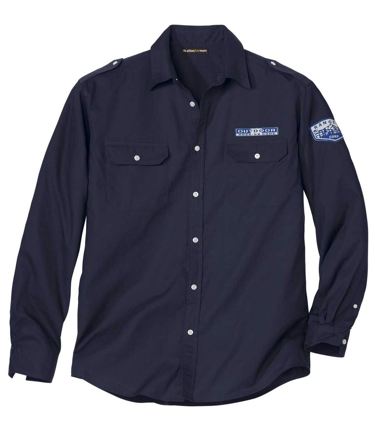 Men's Aviator-Style Shirt - Navy Atlas For Men