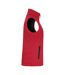 Womens/ladies Softshell Panels Gilet Red Clique-4