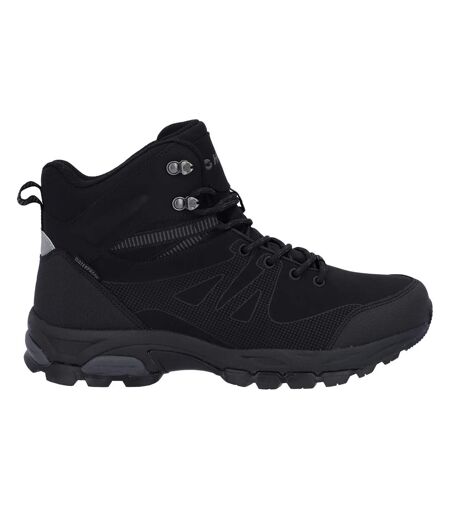 Hi-Tec Mens Jackdaw Waterproof Mid Cut Boots (Black/Carbon Grey) - UTFS10536