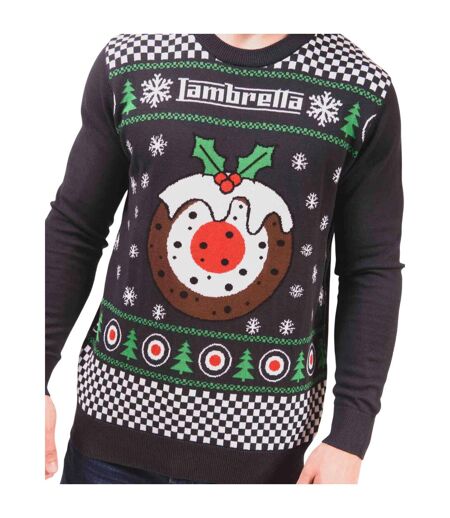 Mens Aw25 Target Christmas Jumper Navy Lambretta