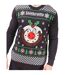 Mens Aw25 Target Christmas Jumper Navy Lambretta-1