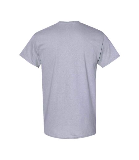 Pack Of 5  Mens Heavy Cotton Short Sleeve T-shirt  Sport Grey Gildan