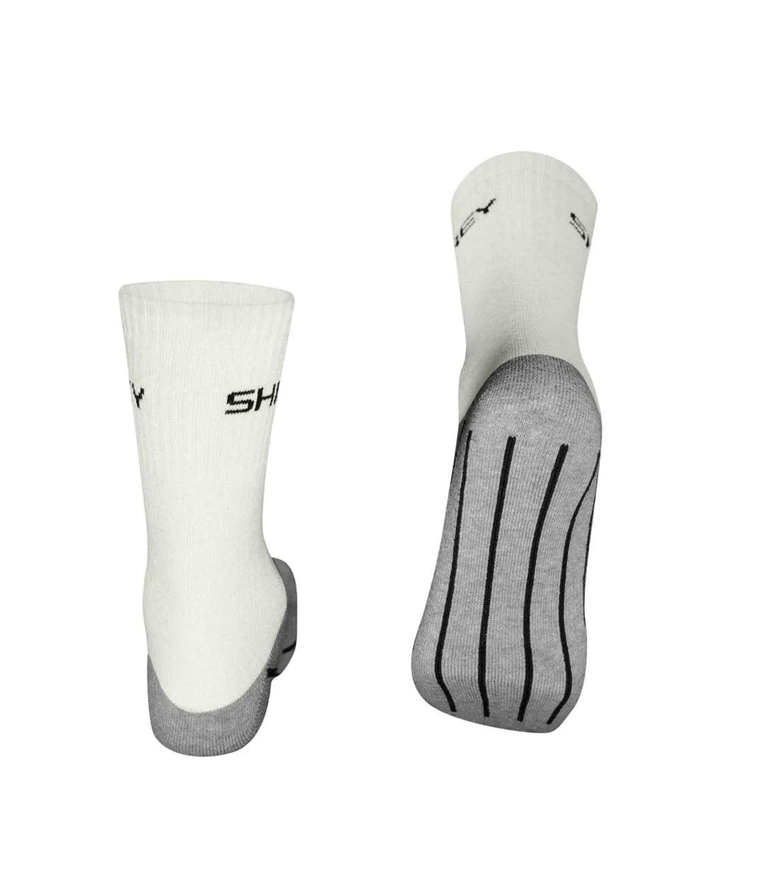 Chaussettes De Sport Adulte Gris Blanc Shrey-2