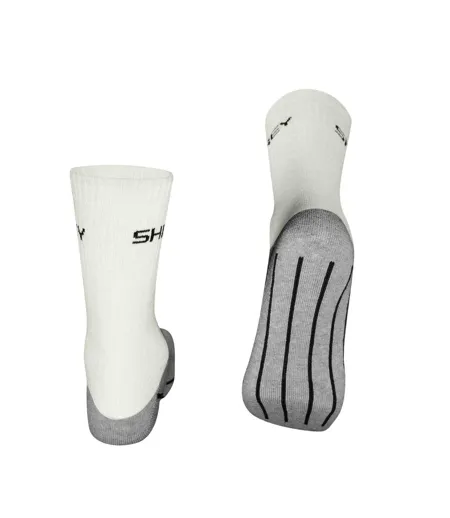 Chaussettes De Sport Adulte Gris Blanc Shrey