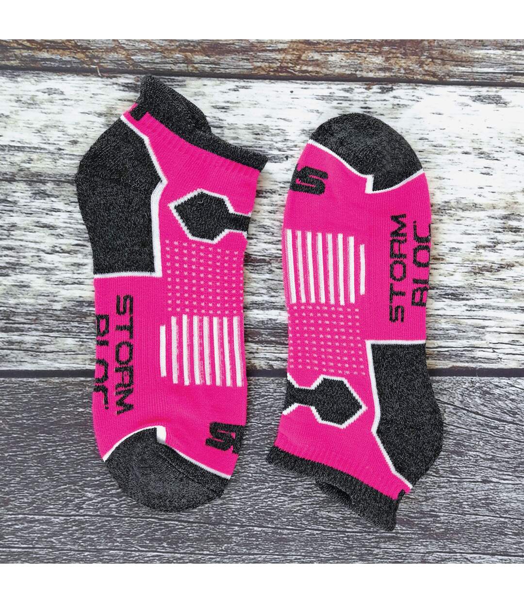 3 Pack Ladies Short Ankle Running Sports Socks with Arch Support-4