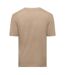 Mens Chest Logo Regular T-shirt Beige Hugo-2