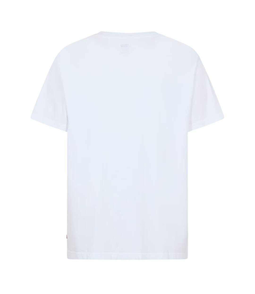 T-shirt Motif/style Universitaire Homme Blanc Levis-2