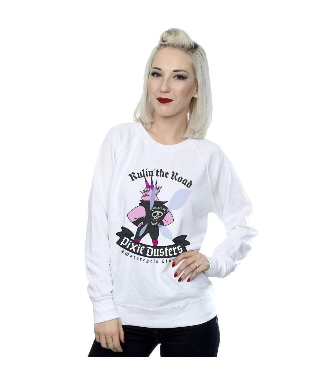 Disney Sweat-shirt Onward Pixie Dusters Rulin' Womens/Ladies (Blanc) - UTBI32428-2