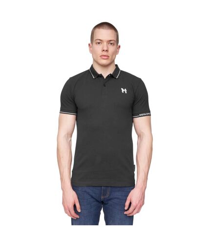 Polo hentyme homme noir Henleys Henleys