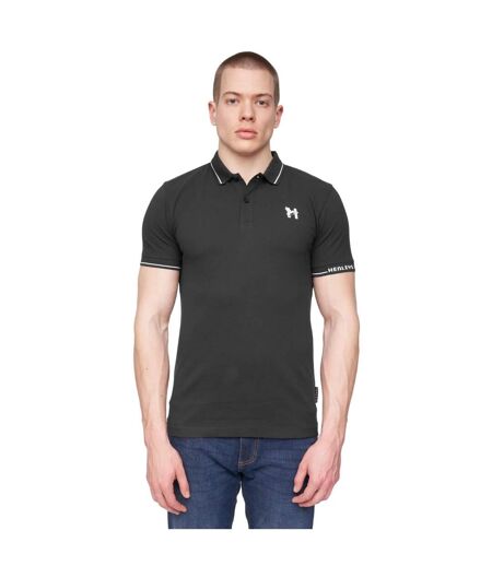 Polo hentyme homme noir Henleys