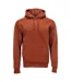 Mens Customised Plain Fleece Hoodie Autumn Red Mascot-1
