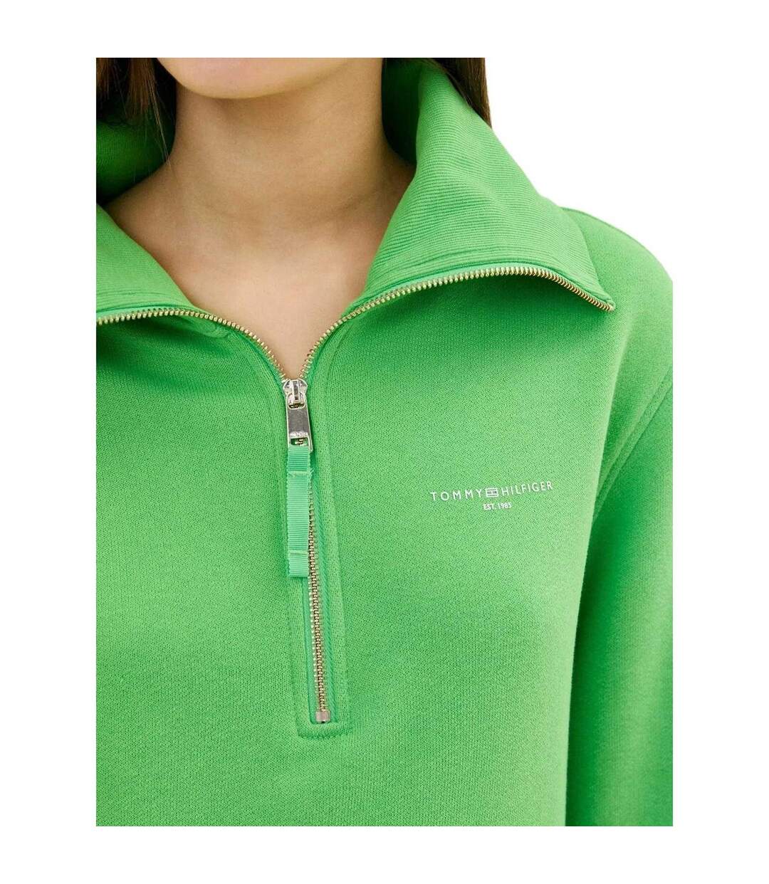 Sweat Femme Vert Tommy Hilfiger-3