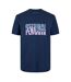 T-shirt Motif/style Lettrage Original Homme Bleu Original Penguin-1