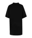 Womens/ladies Heavy Oversized T-shirt Dress Black New Morning Studios-2