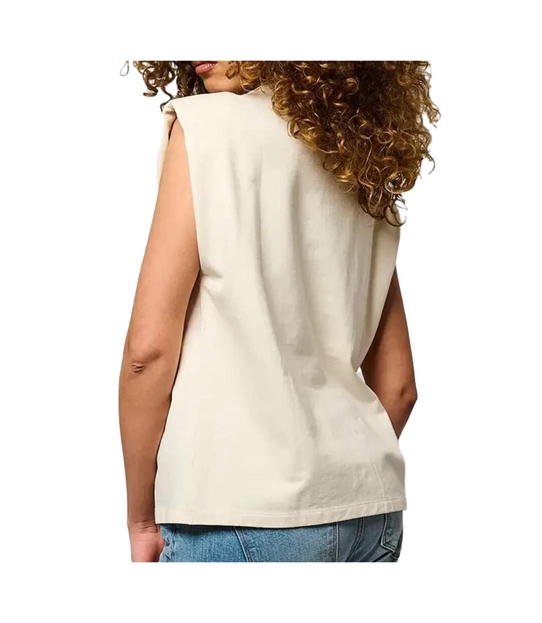 T-Shirt beige femme kaporal volve - m-2