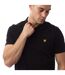 Polo Manches Courtes Motif/style Sports Homme Noir Lyle & Scott-3