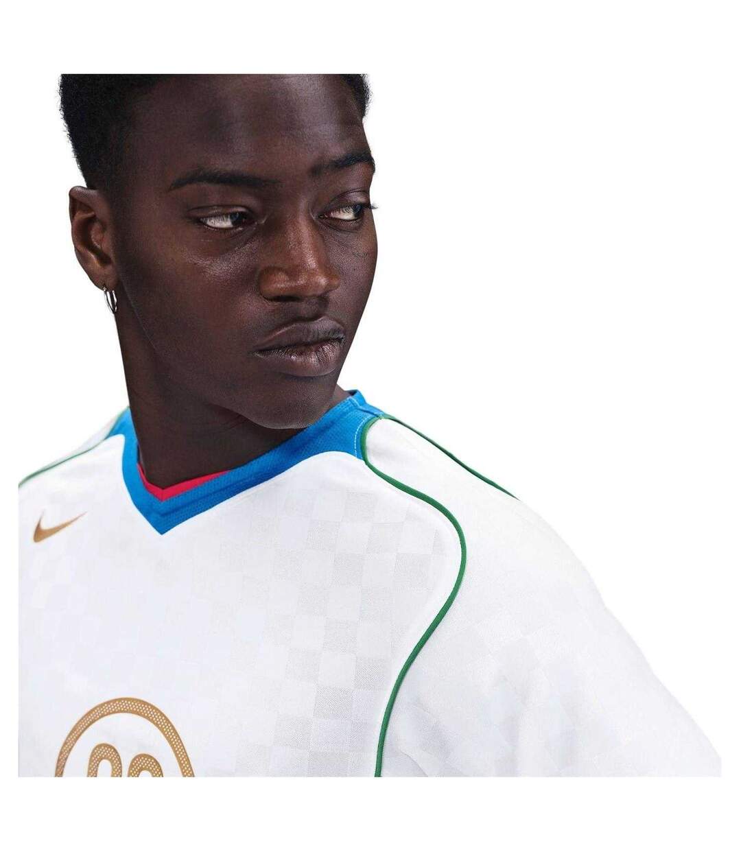 Maillot De Foot Total Energy Adulte Blanc Bleu Nike-4