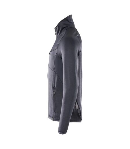 Mens Advanced Plain Half Zip Fleece Top Dark Navy Mascot