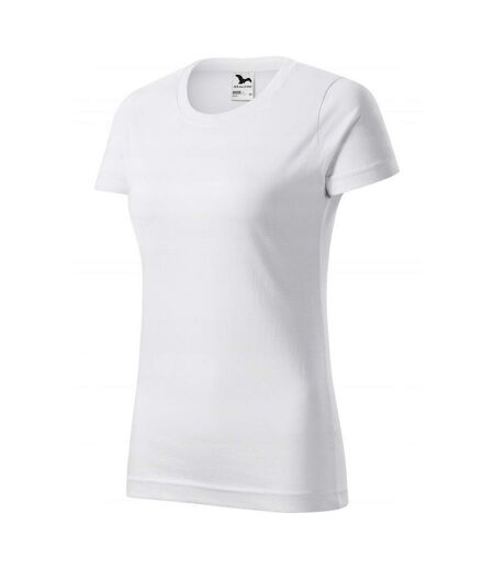T-shirt Basic Femme Blanc Adler