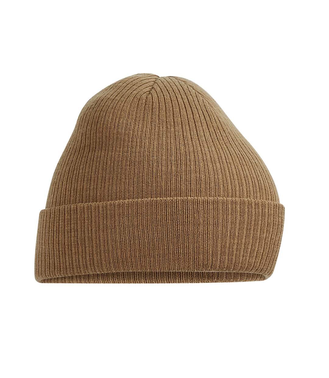 Bonnet Adulte Marron Clair Beechfield-1