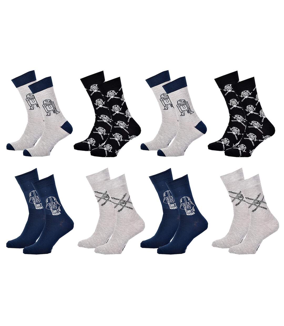 Chaussettes Star Wars Pack de 8 Paires