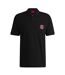 Mens Double Logo Polo Shirt Black Hugo-1