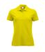 Polo Manhattan Femme Jaune Fluo Clique-1